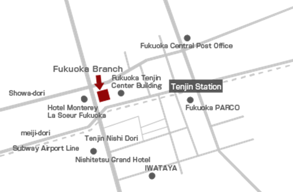 Fukuoka Office's map