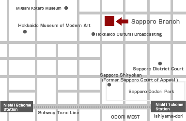 Sapporo Office's map