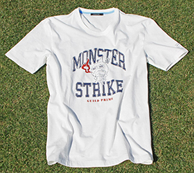 【GUILD PRIME】 MENS MONSTER STRIKE コラボ カレッジTシャツ