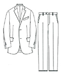 オリジナルTOP糸ツイルスーツ