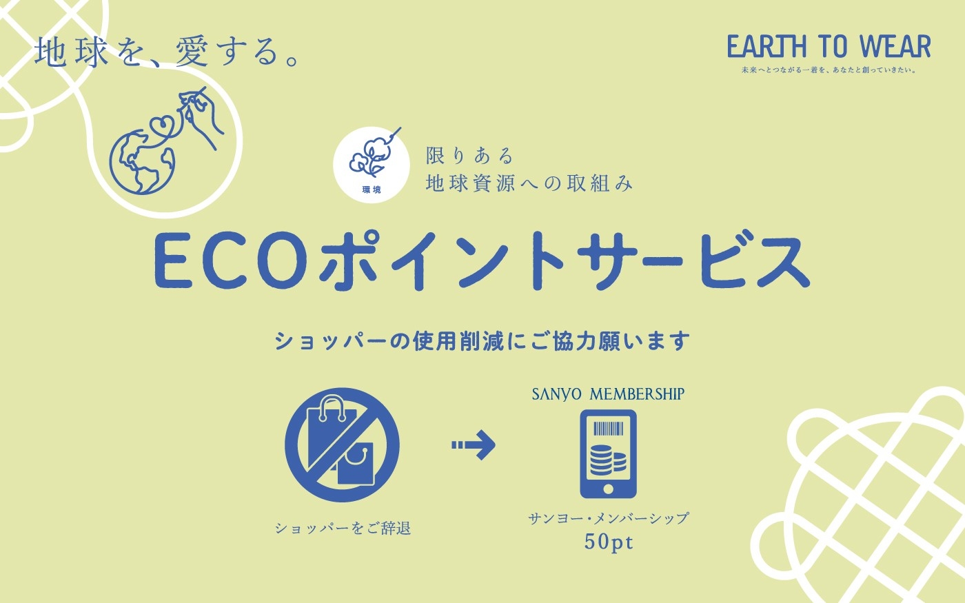 地球を、愛する。ECOポイントサービス