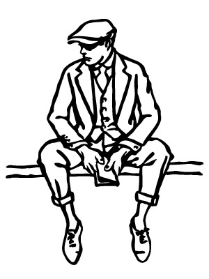 MAN ON THE FENCE
