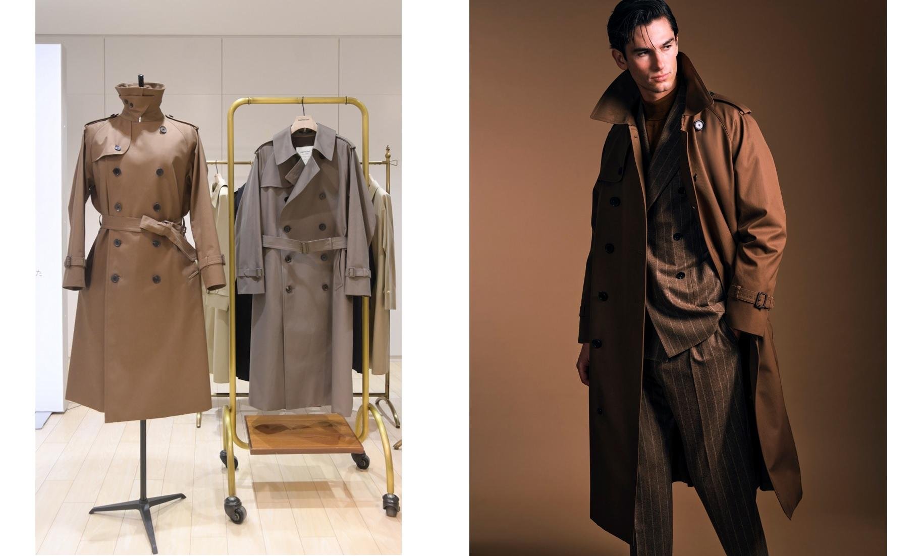 SANYOCOAT/CARUSOコラボレーショントレンチコート